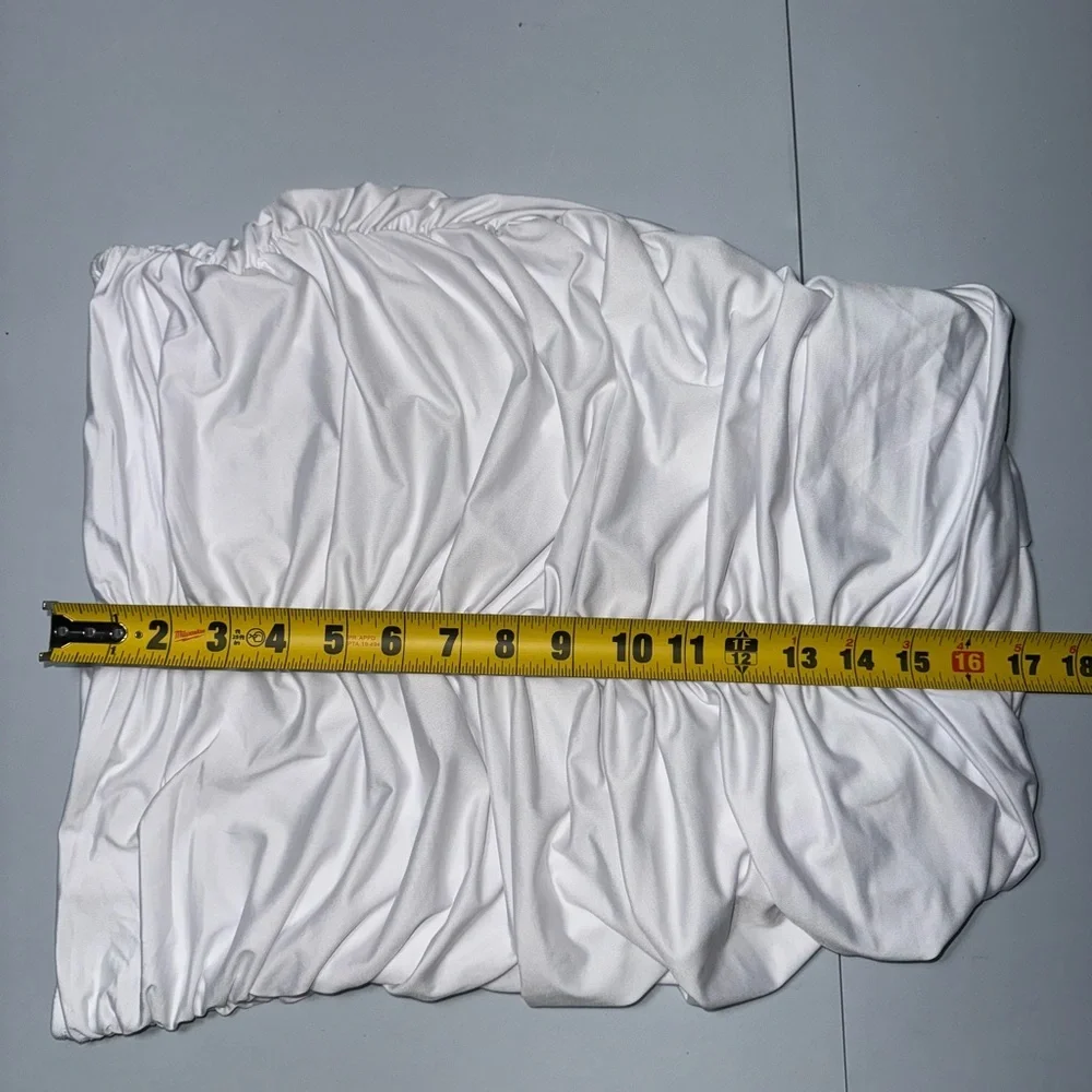 White two piece matching set dress - Picture 9 of 10